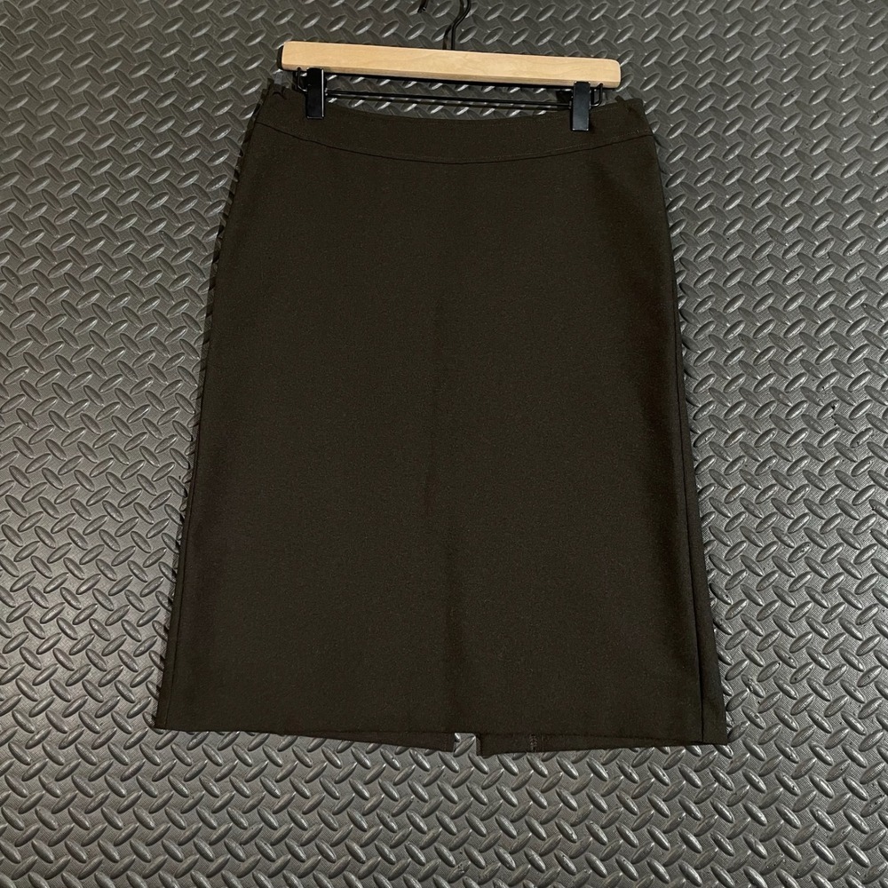 United Colors Of Benetton Dark Brown Pencil Skirt